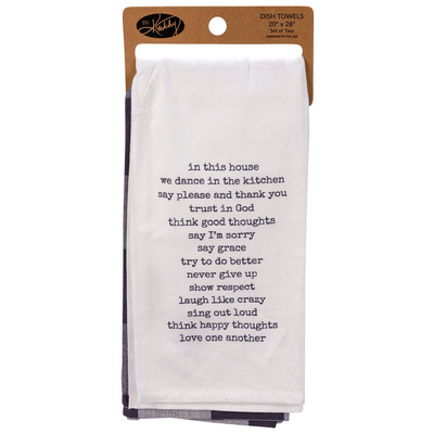 Surprise Me Sale 🤭 Set of 2 Wash Your Hands Kitchen Towel Set