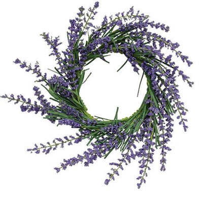 💙 Purple Astilbe 14" Faux Small Wreath Ring