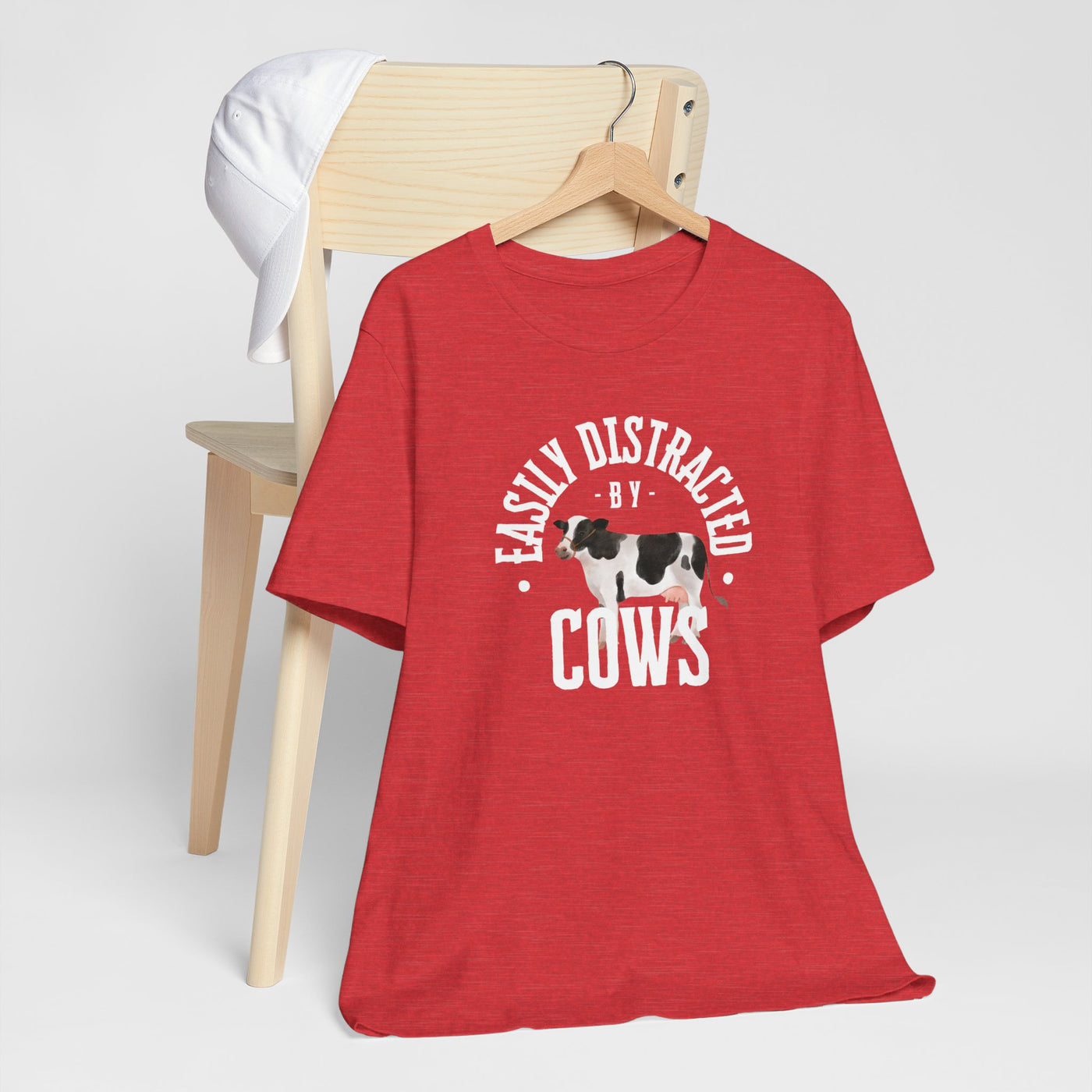 HAPPY BIRTHDAY🎂 Easily Distracted by Cows Cozy T-Shirt