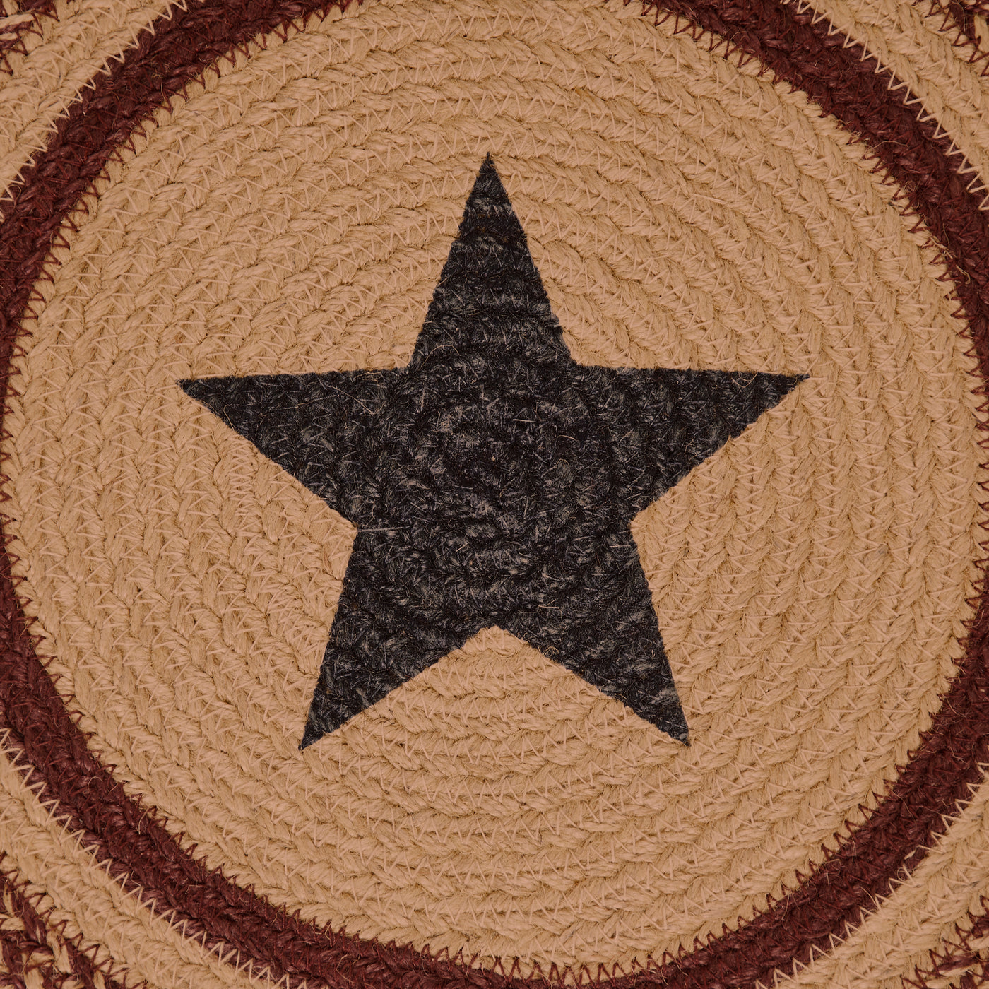 Potomac Americana Stencil Star 15" Jute Trivet