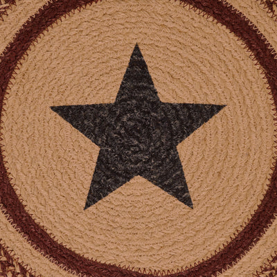 Potomac Americana Stencil Star 15" Jute Trivet