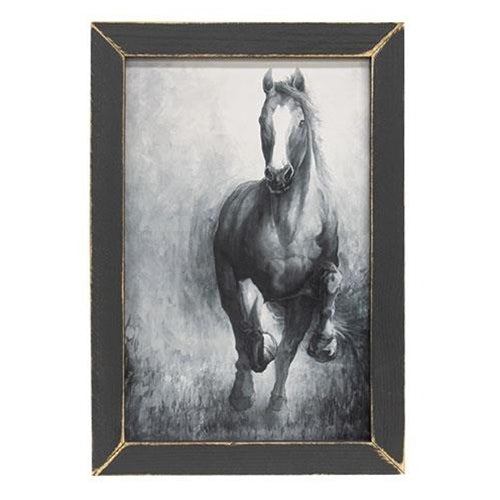 True Stepper Framed Print Horse Western 19.5" H