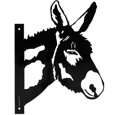 Donkey Metal Silhouette Outdoor Art