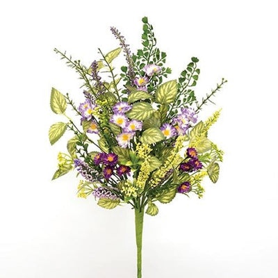 Amethyst Garden 21" Faux Floral Bouquet