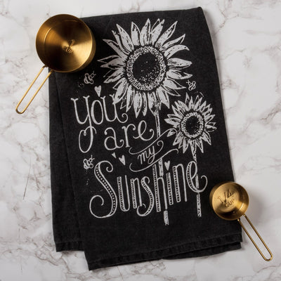 You Are My Sunshine Chalk Style Kitchen Towel
