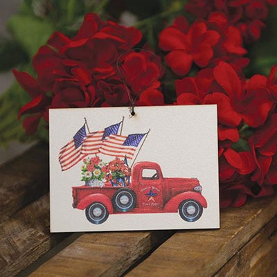 💙 Frontier Woman Flower Market Americana Truck Ornament