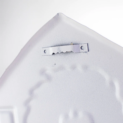 💙 Haunted Halloween Barn 12" Metal Embossed Hanger