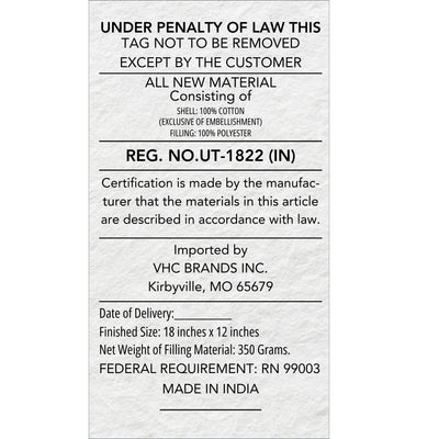 Mr Gingerbread Appliqued Pillow