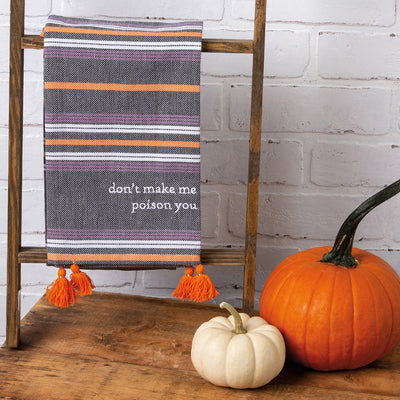 Don't Make Me Poison You Kitchen Towel