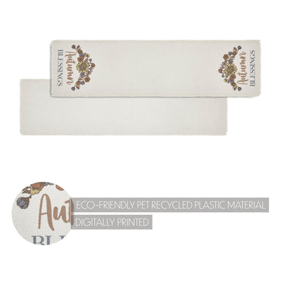 Autumn Blessings 48" Fall Table Runner