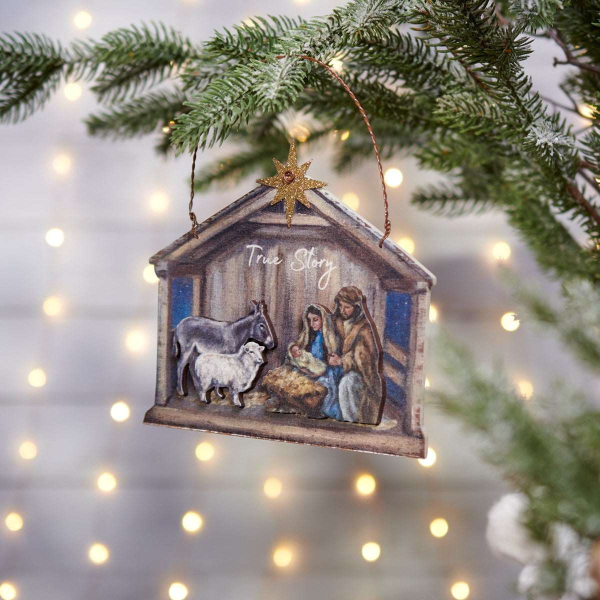 DAY 21 ✨ 25 Days of Ornaments ✨ True Story Nativity Ornament