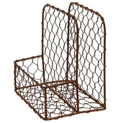 💙 Rustic Metal Chicken Wire Napkin Holder