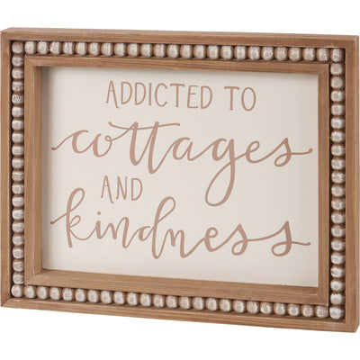 Surprise Me Sale 🤭 Addicted To Cottages and Kindness Framed 10" Wall Art