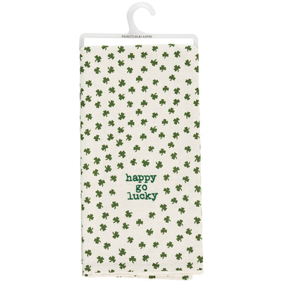 Happy Go Lucky St Patrick's Day Kitchen Towel