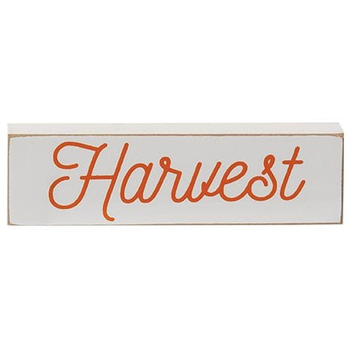 Harvest Wishes Set of 3 Mini Block Signs