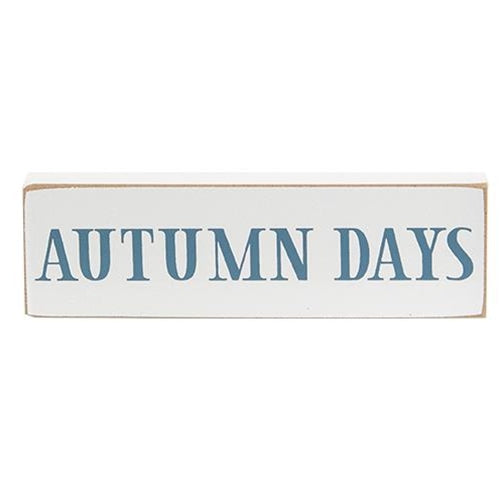 Set of 3 Hello Fall Skinny Block Signs