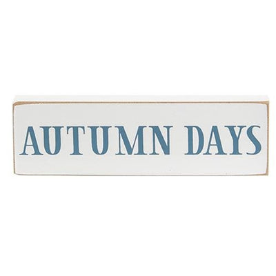 Set of 3 Hello Fall Skinny Block Signs