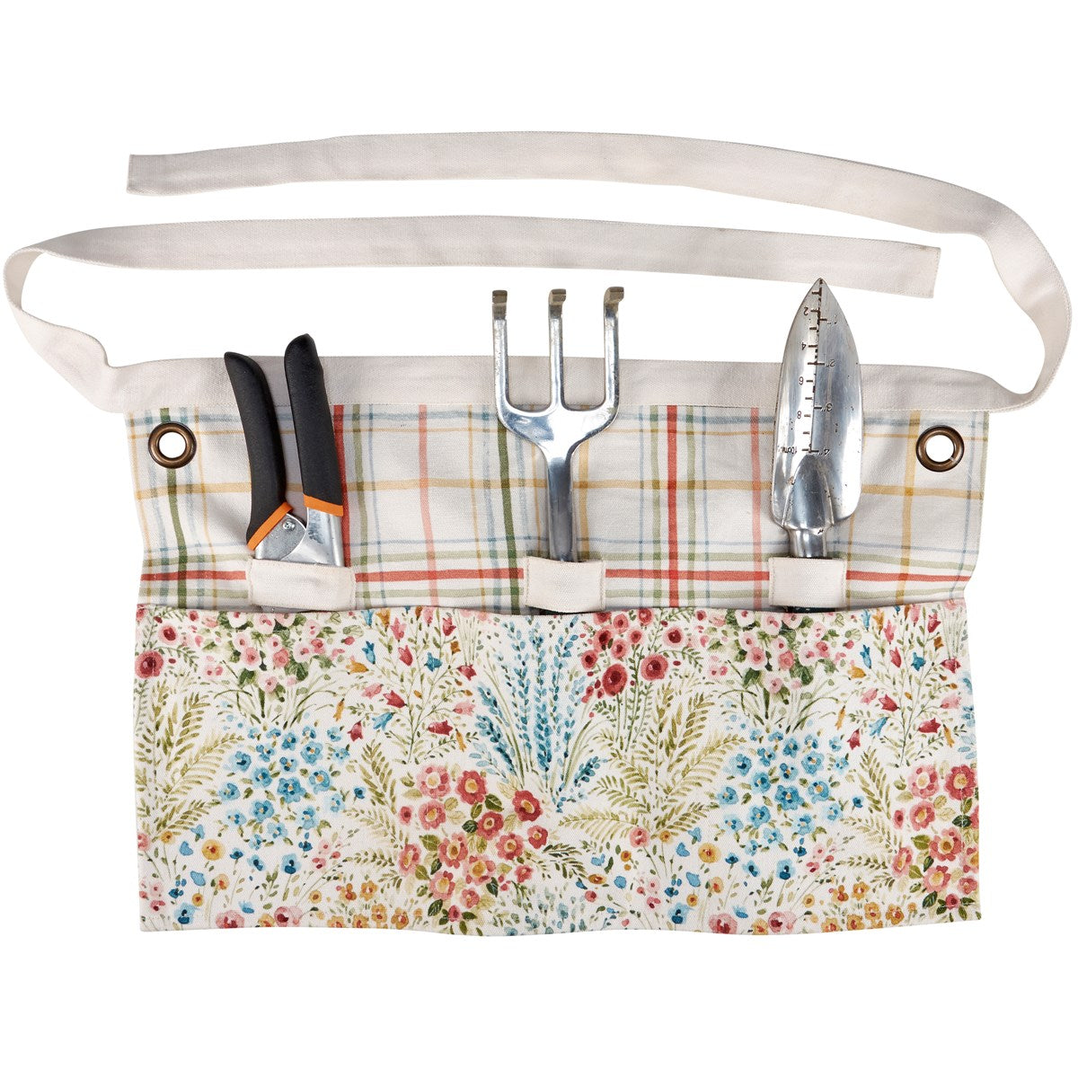 Floral Pattern Gardening Half Apron