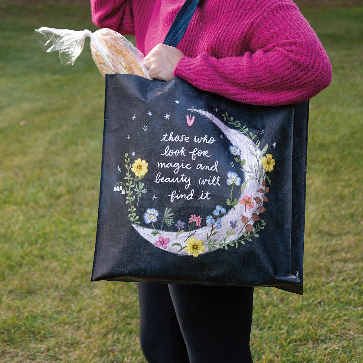 Look For Magic And Beauty Reusable Market Tote