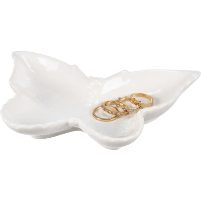 Butterfly Ceramic Trinket Tray