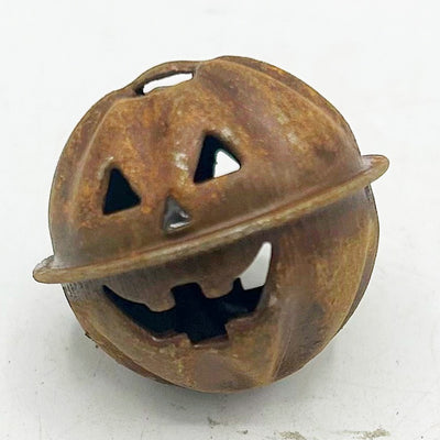 💙 Set of 10 Rusty Jack O' Lantern 1" Bells