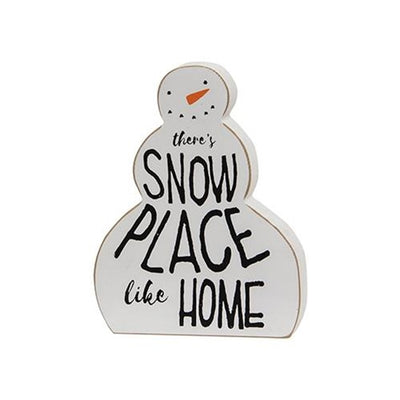 Set of 3 Snow Place Like Home Snowman & Blocks