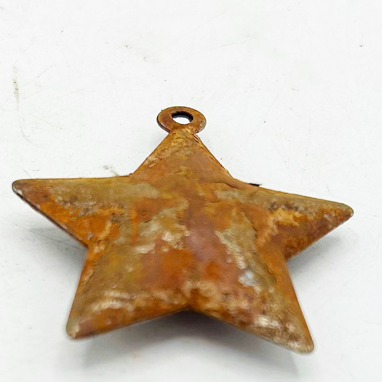 Set of 10 Rusty Star Shaped Bells