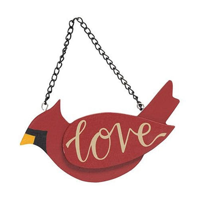 DAY 22 ✨ 25 Days of Ornaments ✨ Set of 2 Believe & Love Wooden Cardinal Ornaments