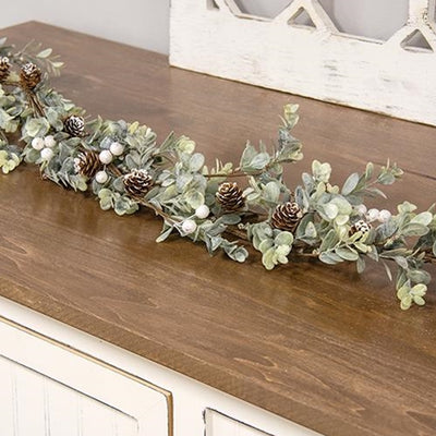 Holiday Ombre Boxwood 5 Ft Faux Evergreen Garland