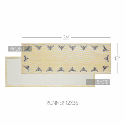 Buzzy Bees 36" Table Runner