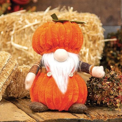 Pumpkin Gnome 8" Fall Sitter Figure