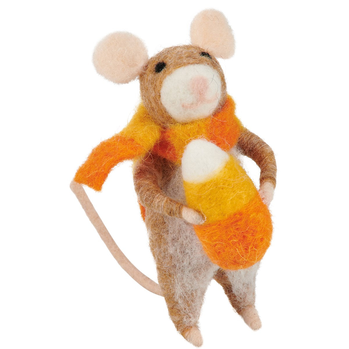 DAY 25 🎃 31 DAYS OF SPOOKYWEEN Candy Corn Mouse Felt Critter