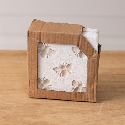 Set of 4 Bee Imprint Resin Coasters