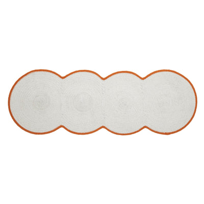 Happy Jack O' Lantern Halloween Stencil 36" Table Runner