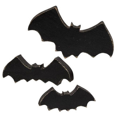 Wooden Bat Chunky Sitters Set of 3