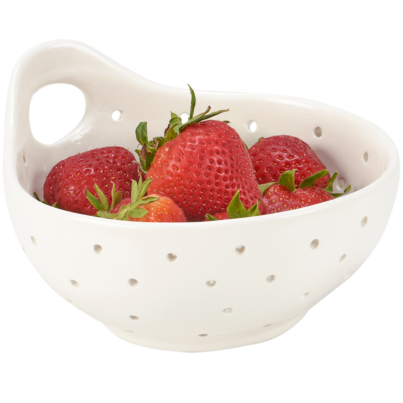 Farmhouse White Berry Bowl