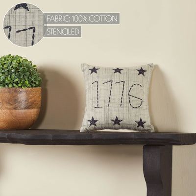 1776 Mini Primitive Accent 6" Pillow