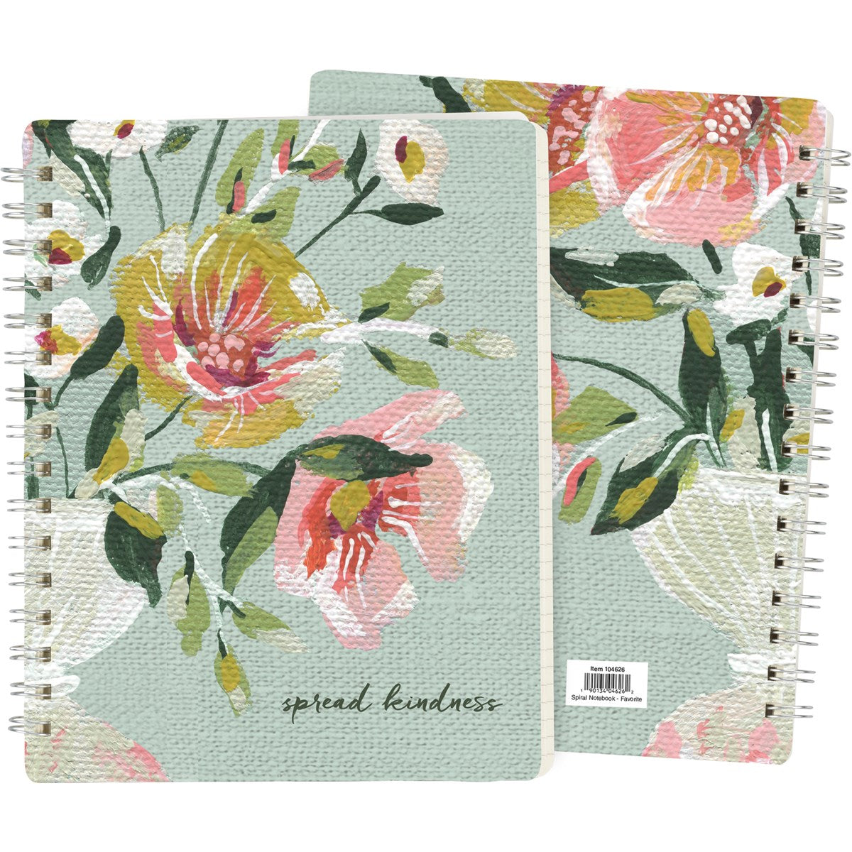 Spread Kindness Floral Spiral Notebook Journal