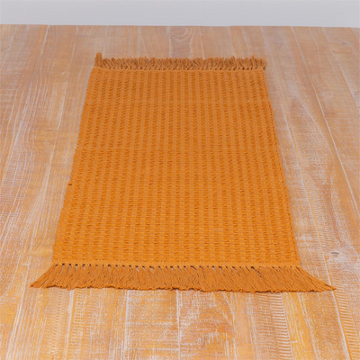 Rust Colored Woven 36" Table Runner