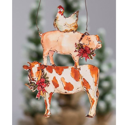 💙 Farm Animals Wintry Hanger