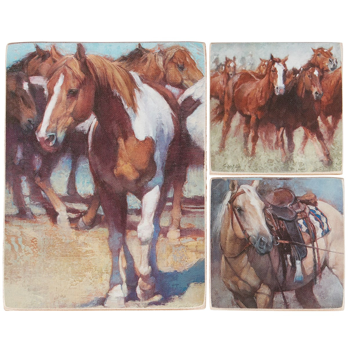 💙 Set of 3 Western Horse Magnet Set