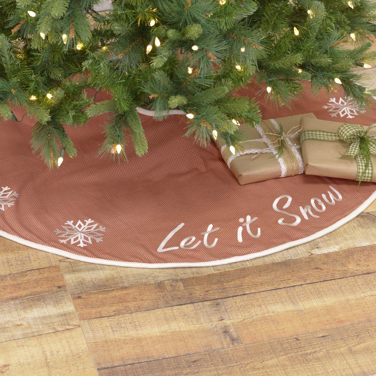 Let It Snow 48" Christmas Tree Skirt