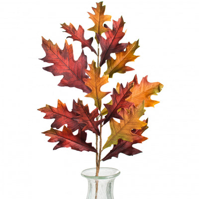 💙 Fall Oak Leaf 26" Faux Foliage Spray
