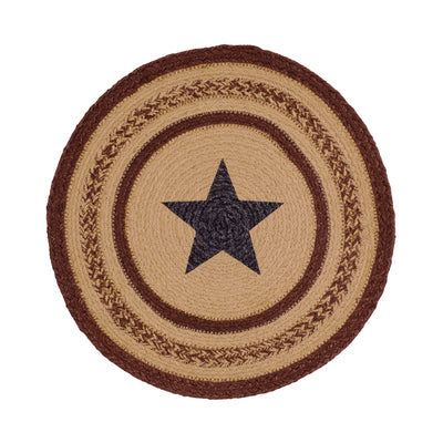 Potomac Americana Stencil Star 15" Jute Trivet