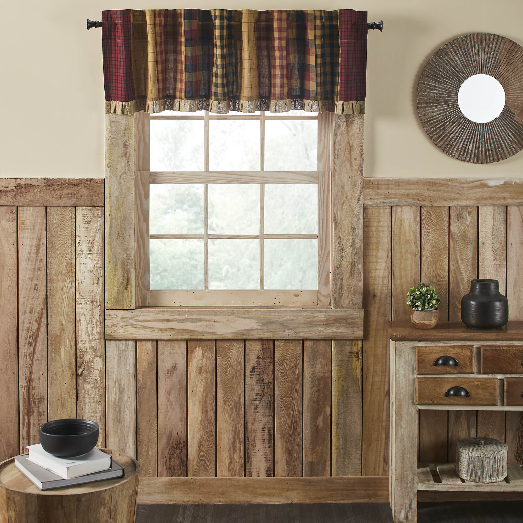 Connell Patchwork Valance Curtain 18