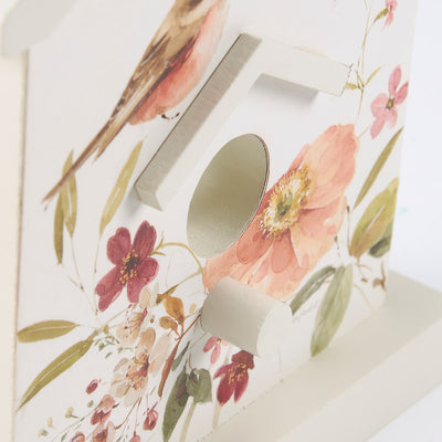 Chickadee Bird House Decorative Sitter