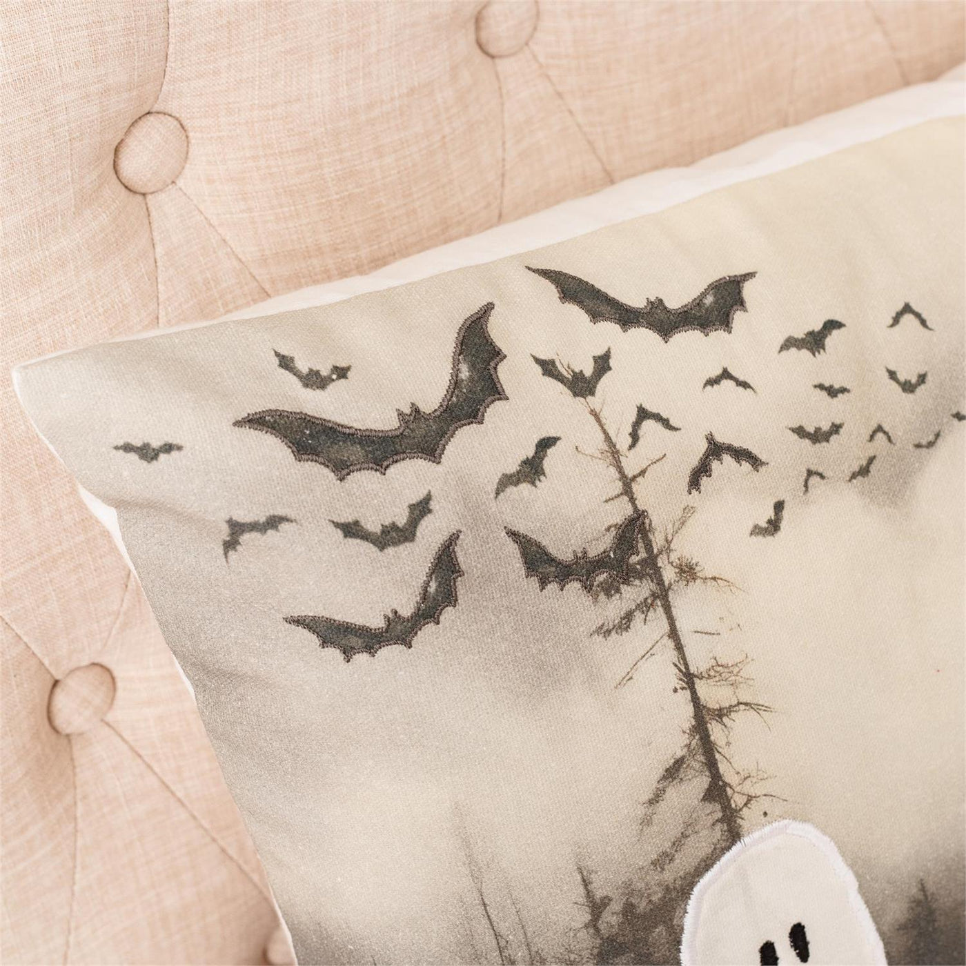 Ghosts in the Forest Halloween 24" Accent Pillow