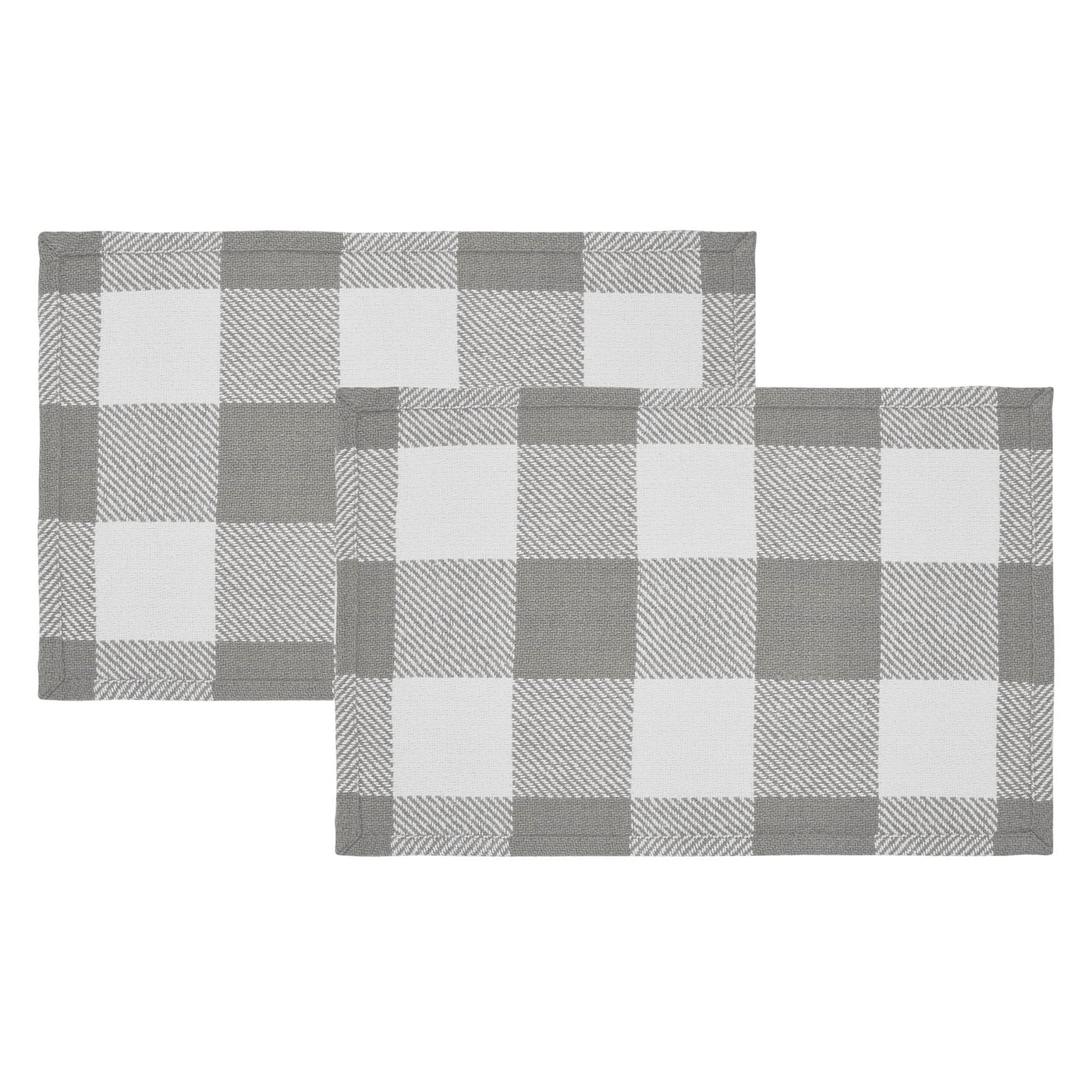 Annie Buffalo Check Grey Placemat Set of 2