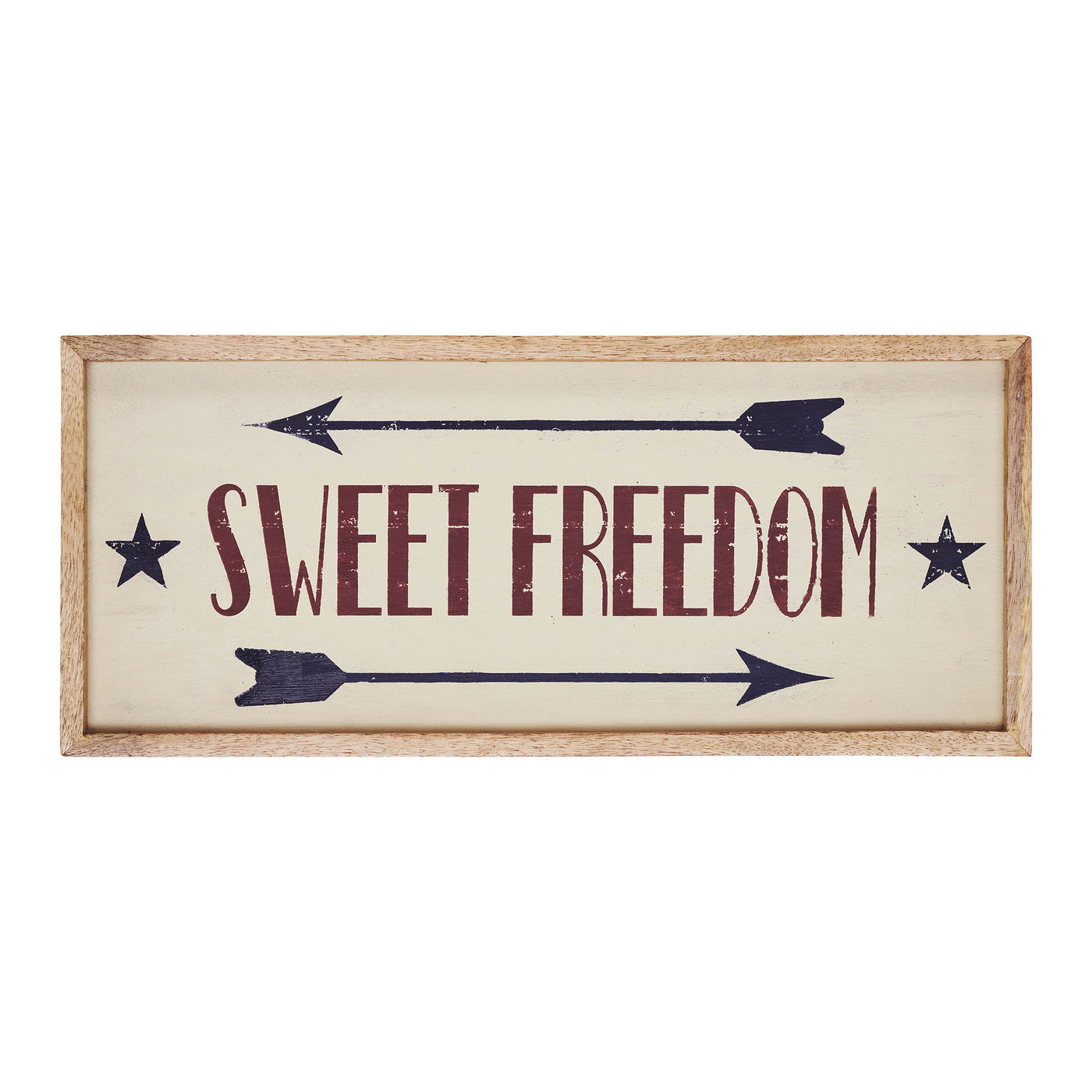 Sweet Freedom 16" Americana Wooden Sign