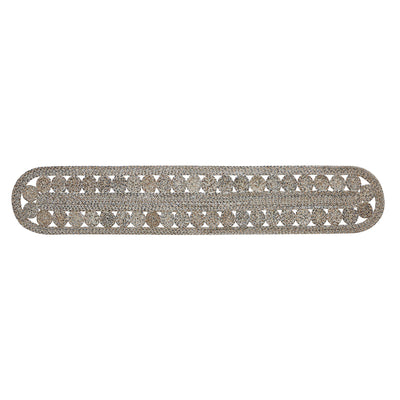 Celeste Blended Pebble Indoor/Outdoor 72" Oval Table Runner